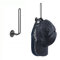 Mkono Hut Organizer für Baseball Caps, Satz von 2-Wand Hut Rack 5 Zoll Platz sparend hält 20-Kappen moderne L-förmige Hut Haken Wandhalterung für Schrank Schlafzimmer Lagerung, klein, schwarz