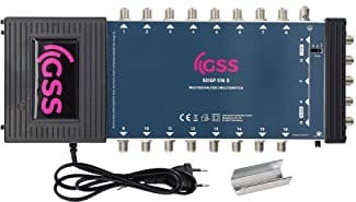 [ Test SEHR GUT *] GSS 5/16 Multischalter für Quattro & Quad LNB, Multiswitch für 1 Satelliten & 16 Teilnehmer komplett (TV, Sat-Receiver), Matrix, HD 4K UHD, für Satellitenschüsseln Sat Anlage