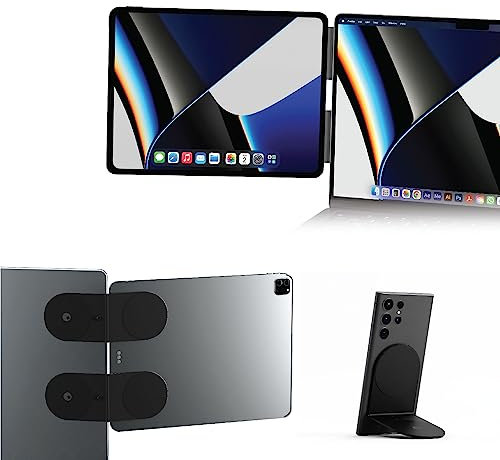 Rolling Square Edge Pro Tablet Kit - Mobile Phone Magnetic Holder, Smartworking Accessory, Compatible with MagSafe, Black