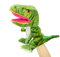 lilizzhoumax Dinosaurier Kuscheltier, Simuliertes Tier Dinosaurier Handpuppe aus Plüsch, Kawaii Niedliches Rollenspiel, interaktives Früherziehungsspielzeug für Kinder, Geschenk für Freunde und Kinder