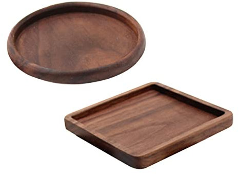 ABOOFAN Posavasos De Madera para Bebidas Posavasos para Té Juego De Posavasos para El Hogar