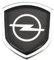 WERTYUV Auto Emblem Aufkleber, für Opel Insignia Astra J H G Corsa D Zafira B Vivaro rostfrei langlebiges Front Motorhaube Kofferraum 3D Selbstklebende Ersatz Dekoration