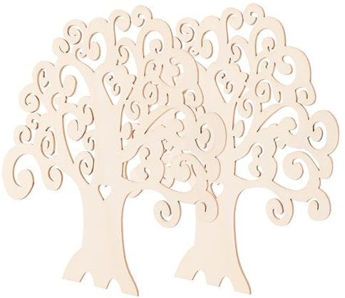 DIYEAH 4 DIY Craf Holzbäume Baumscheiben Hängende Verzierung