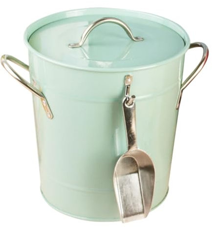 SHOWERORO Secchiello per Ghiaccio Contenitore per Cubetti di Ghiaccio E Bevande Refrigerate per Uso Casalingo E Bar Maniglia Resistente per Facile Trasporto