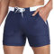 Maillots de Bain pour Hommes Short De Surf à Séchage Rapide Slip Sport Boxer à Cordon Coulissant Shorts de Plage de Bain Extensibles avec Poches(XXXL-ZQ)