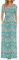 AUSELILY Maxi Dress for Women - Summer Casual Long Dresses for Ladies with Pockets XXL Boho Floral Green