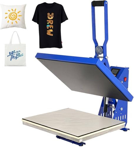 Lakenbroade Auto Open Heat Press Machine, Heat Press Transfer Machine, Digital Industrial Hot Press Transfer Sublimation Machine, Heat Press Machines Horizital Version for T-Shirt/Hat/Mug/Plate,40x50