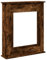 Kaminumrandung Räuchereiche 75x20x87,5 cm - Hochwertige Holzwerkstoff-Ummantelung für Kamine & Holzöfen - Langlebig & Stilvoll für Gemütliche Atmosphäre