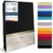 MOON-Luxury Spannbettlaken Spannbetttuch Jersey Stretch 230g/m² für Wasserbetten, Boxspringbetten und herkömmliche Matratzen (schwarz, 120x200-120x220)