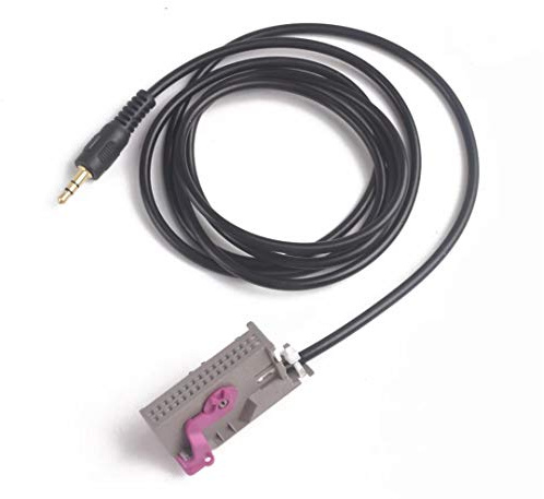 Aux-in Anschluss Klinke 3,5mm mp3 Adapter geeignet für RNS-E