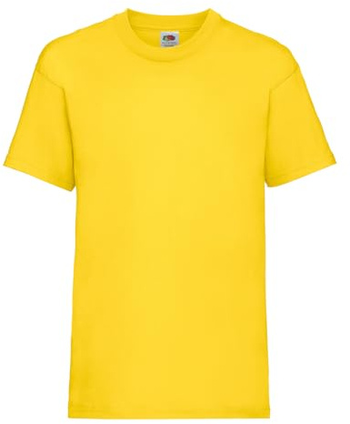 Fruit of the Loom - Short Sleeve T-Shirt - Toddler (Pack of 2) (14-15 Years) (Yellow)