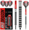RED DRAGON Javelin Black Series Profi Dartpfeile Steeldarts Setmit Flights und Schäfte (24.00, Gramm)