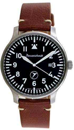 Messerschmitt Herren-Fliegeruhr Braun/Blau ME-6332BLVIN