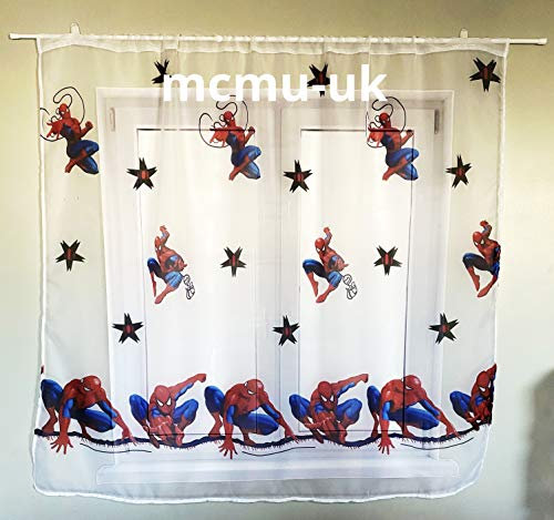 Disney Gardinen Spiderman 150 cm Breite x 150 cm Lange Kinderzimmer Vorhang Disney