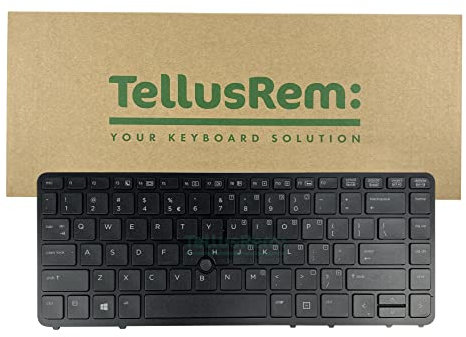 TellusRem Clavier de Remplacement US rétroéclairé pour HP 840 G1, 840 G2, 850 G1, 850 G2