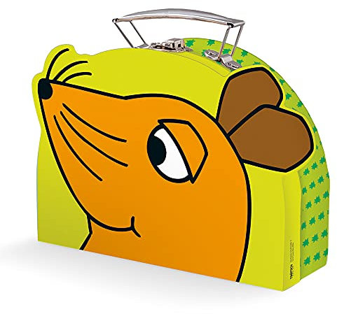 Trötsch Die Maus Koffer mit Formdeckel Maus: Pappkoffer Reisekoffer Kinder Spielkoffer
