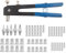 POIU Kit d'outils de 86 pièces pour rivets et écrous à riveter, pistolet à riveter à main robuste avec écrous et mandrins filetés M3/M4/M5/M6/M8, pour meubles, voiture, bricolage