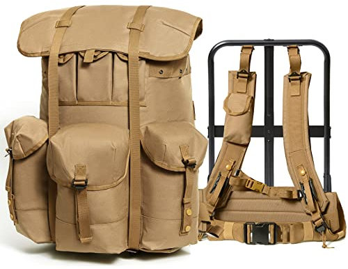 MT Military Alice Pack Army Survival Combat Alice Rucksack Rucksack Olive Drab, Coyote, Einheitsgröße, Alice Großpackung Coyote