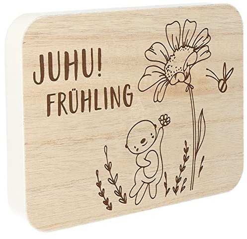 Spruchreif | Spruchtafel | Deko-Tafel mit Spruch | Deko Aufsteller mit Schriftzug | Frühlingsdeko | Deko Frühling | Deko Wohnung
