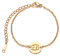 LODMLOER Armband Mit 12 Sternbildern Krebs Für Frauen – Geburtstagsgeschenke, Amulett-Armbänder Aus 18 Karat Gold, Widder, Stier, Zwillinge, Krebs, Löwe, Sternzeichen, Schmuck Für Freundin, Krebs