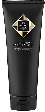 Hydro Spa Hair Treatment - masque capillaire hydratant professionnel pour cheveux secs et abîmés HADAT Cosmetics 250 ml. Traitement de salon pour cheveux colorés. Maintient l’intensité des couleurs