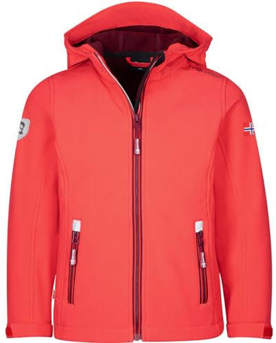 Trollkids Girls Trollfjord Jacket 164, Sweet Cherry/red