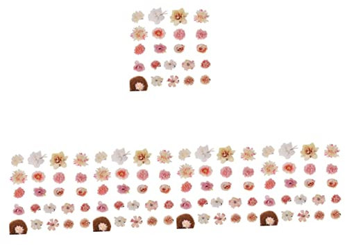 Beavorty 105stücke Blumen Haarklammern Teilig Elegante Haaraccessoires Blüten Für Damen Für Hochzeiten Partys Und Alltag Schonend Für Haar Perfektes Für Freundinnen Und Familie