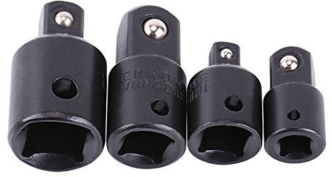 Adaptador Cverter 3 4 por 1 2 8×6×3 Juego Convertidor de Destornilladores de 4 Vasos 1 2, 3 8, 1 4 Adaptadores de Llaves de Vaso