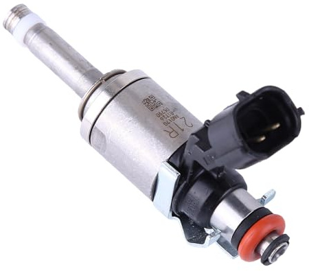 LSGGTIM MA24X-L31AX-F1464 Iron Fuel Injector, White, 11 mm Screw Connection, 1 Port, Compatible with Renault Megane, Scenic, Dacia Duster Lodge 1.2 TCe