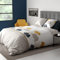 Housse de Couette 220x240 cm + 2 taies 100% Coton 57 Fils - Parure de Couette 3 pièces Maaga