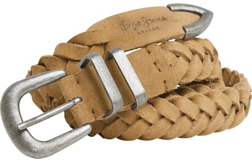 Pepe Jeans Damen FLORENCE BELT, Brown(BISCUIT BEIGE), S, Braun (Biscuit Beige), 36