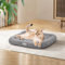 Mora Pets Selbstheizende Katzendecke Selbstwärmend Ohne Strom Wärmedecke Katze Waschbare Heizdecke Hund Erhöhtes Kopfkissen Design Selbstheizende Decke Katze mit 25D-Schwamm 43 X 49 cm, Gray
