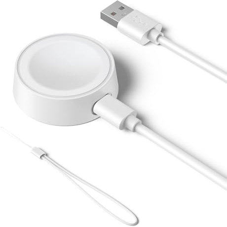 Ladestation für Apple Watch ladegerät für iWatch 9 8 7 6 5 SE 4 3 Ultra 1 2, Tragbares iWatch Standalone Magnetische Ladestation mit 100cm/3.3ft USB to USB-C Ladekabel für Apple Watch Series