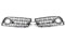 ZDDYUU Auto Frontgrill für Audi A4 B8 S-Line S4 2009-2012 Verschleißfest Front Motorhaube Kühlergrill Auto Grill Auto Front Kühlergrille Stoßstangengrill