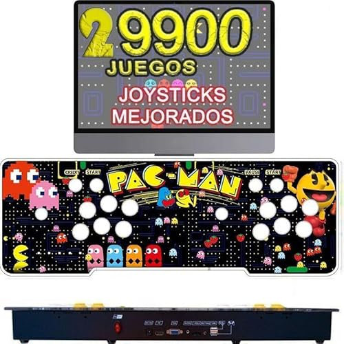 Consola Retro.Consola Arcade 3D .Arcade Consola de Juegos. Maquina Recreativa Retro con 29.000 Juegos.Consola Manual y configurada