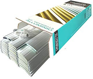 TAPPARELLA SU MISURA IN ALLUMINIO - KIT SU MISURA PRONTO FACILE DI I.P.A. (ALU101 - BIANCO, L173XH160)