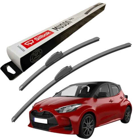 Silbak Windscreen Wipers, for TOYOTA YARIS (2020 ONWARDS) Wiper Blades, 600mm/400mm