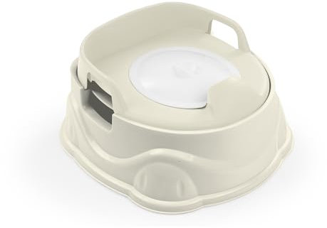 Dolu 3-in-1 Potty Training System – Potty, Toilet Adapter & Step Stool – Relax Beige –Kids Toilet Training Easy-to-Clean & Comfortable Design for Toddlers