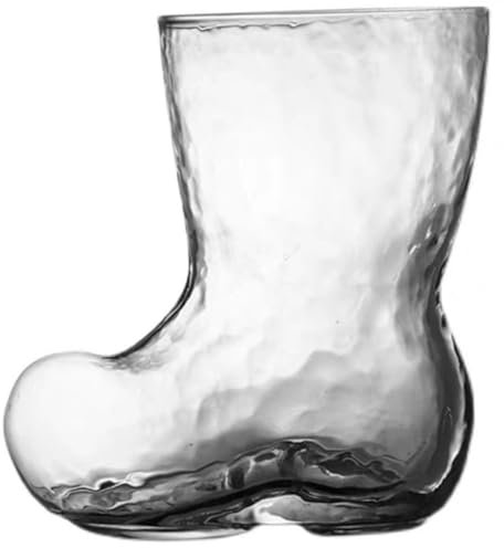 NAMOARLY 380ml Boot Glass Mug Cups Beer Boot Wine Cup Coffee Mug for Friends Family Party Favor