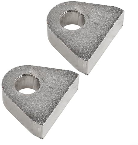 Getdoublerich Lot de 2 manilles à anneau en D à souder – Crochets de récupération robustes en acier moulé pour pare-chocs de camion/tracteur, remorquage et accessoires tout-terrain