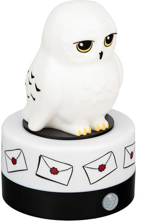 Paladone Hedwig Bewegungsmelder, Raumwächter und Nachtlicht, offiziell lizenzierte Harry Potter LED-Lampe und Sicherheitsalarm für Kinderzimmer, Teenager und Zuhause, Geschenk für Potterheads