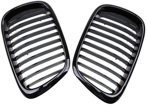 YSQOFDNFD Calandre Avant (Gauche Et Droite) pour E39 Série 5 525/528/530/535/540/ pour M5 1997-2003 2 X Calandre Maille