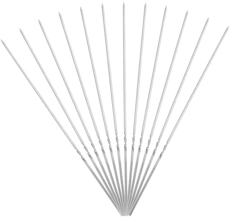 TOYANDONA Lot De 20 Brochettes À Viande En Acier Inoxydable Accessoires De Barbecue Mini Brochettes Pour Griller Rôtir