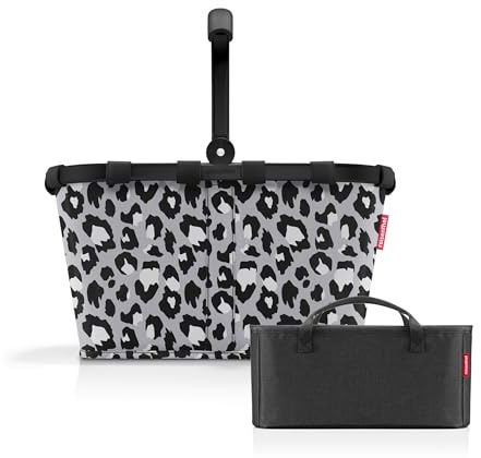 reisenthel Carrybag Frame Leo Nero + Organizer Black - Funktionaler Taschen-Organizer: Für noch mehr Ordnung in Ihrer reisenthel Einkaufskorb