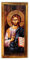 IconsGr Griechisch-christlich-orthodoxe Holz-Ikone Jesu Christi H3, Wandbild, Wohnzimmer-Deko