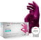 AMPri Nitrilhandschuhe, magenta, pink, 100 Stück/Box, Größe L, puderfrei, Style Grenadine by Med-Comfort: Nitril Einmalhandschuhe, Einweghandschuhe in den Größen XS, S, M, L, XL