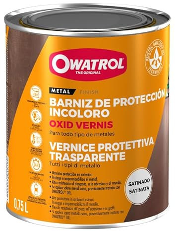 OWATROL - OXID VERNIS SATINADO - Barniz de protección incoloro - 0,75 litro