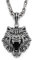 Schmuck-Checker Wolf Anhänger aus Edelstahl mit Königskette silber Männer Halskette groß Bikerschmuck Lupus Geschenk Wikingerschmuck Männerschmuck Herrenschmuck Halskette