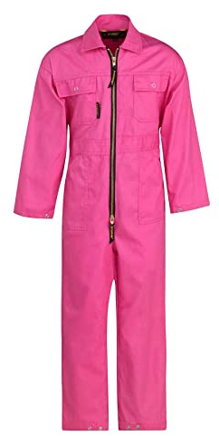 STØRVIK Kinder Rallye-Kombination BW Arbeitsoverall Rallyekombi - Rosa - Größe 128