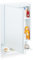 Relaxdays, Blanc Armoire de Toilette 1 Porte Miroir 3Tablettes Prise Courant Meuble Mural Placard SDB, 55x35x12 cm, HLP 55 x 35 x 12 cm